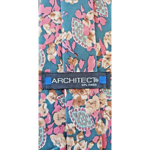 Men's Necktie Architect Silk L60" W3.5" floral Multicolor